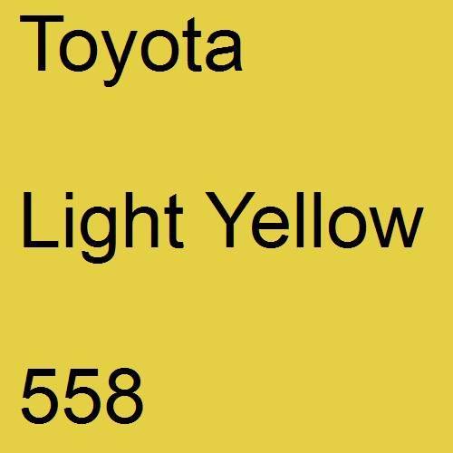 Toyota, Light Yellow, 558.